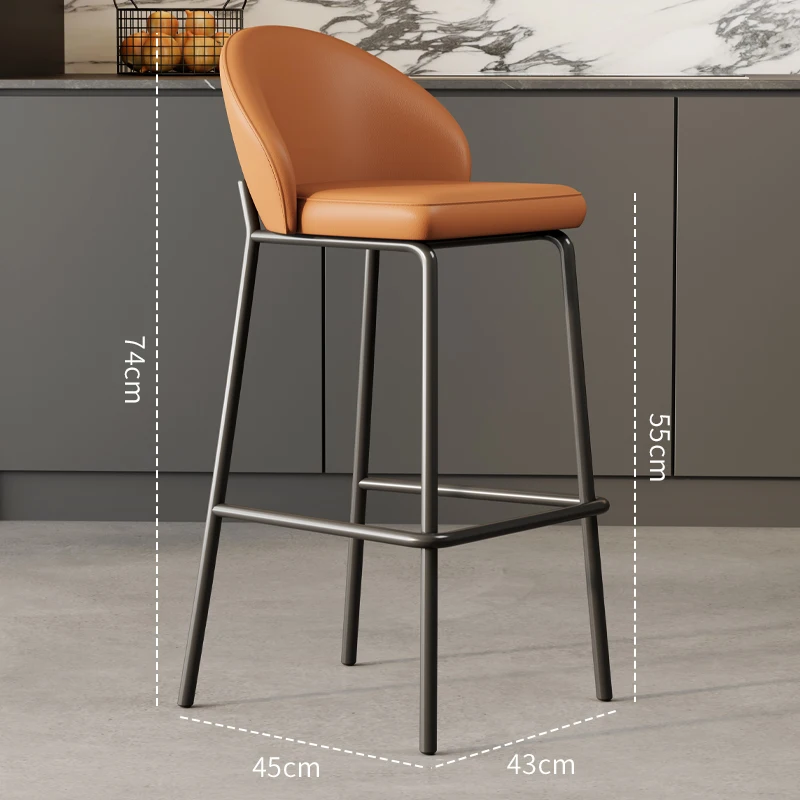 Sgabelli da bar moderni e minimalisti Creativo rilassante ergonomico confortevole sedia estetica Banchi reception Chaise De Bar Furniture