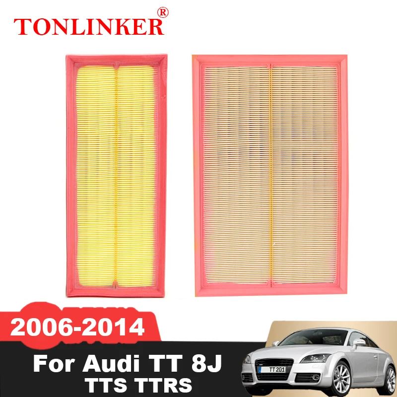 

TONLINKER Air Filter 1KD129620A 1K0129620 For Audi TT 8J 2006-2010 2011 2012 2013 2014 1.8TFSI 3.2L 2.0TFSI TTS TTRS 2.5TFSI