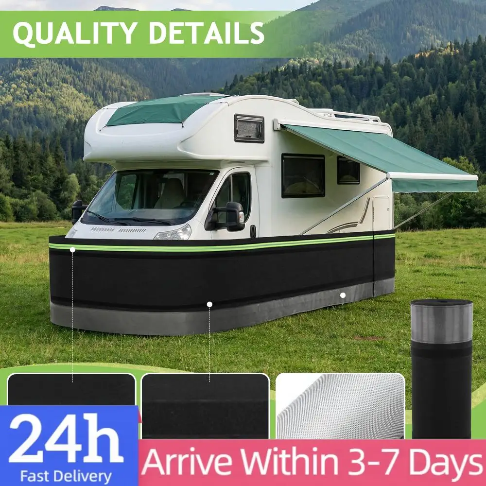 

Rv Underbelly Material Mobile Home Skirting with Bottom Iron Mesh 3.1x65.6ft Mobile Home Skirting Panels for Outdoor Garden Yard