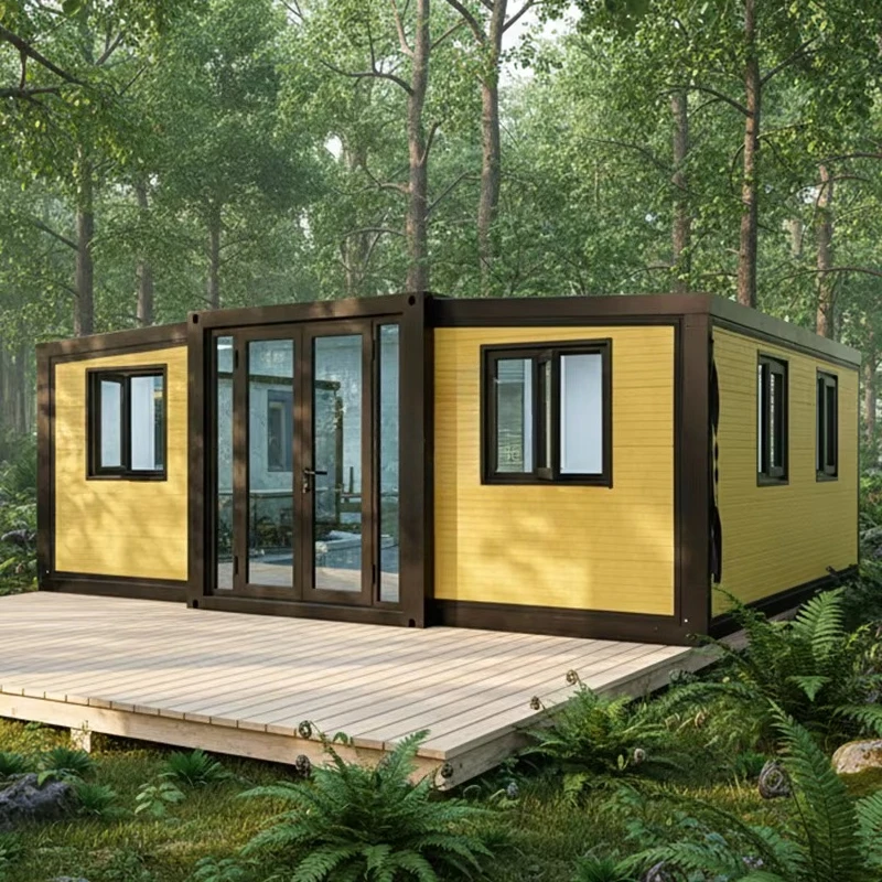 Movable Container House Customized Mobile Expandable Prefab House Fold out Container House Flexible Placement For Garden Use