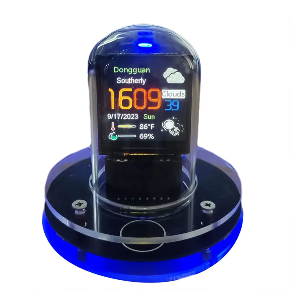 

Decoration Clock WIFI WIFI Connectivity Weather Desktop Global Compatibility Simple Smart Software High Quality