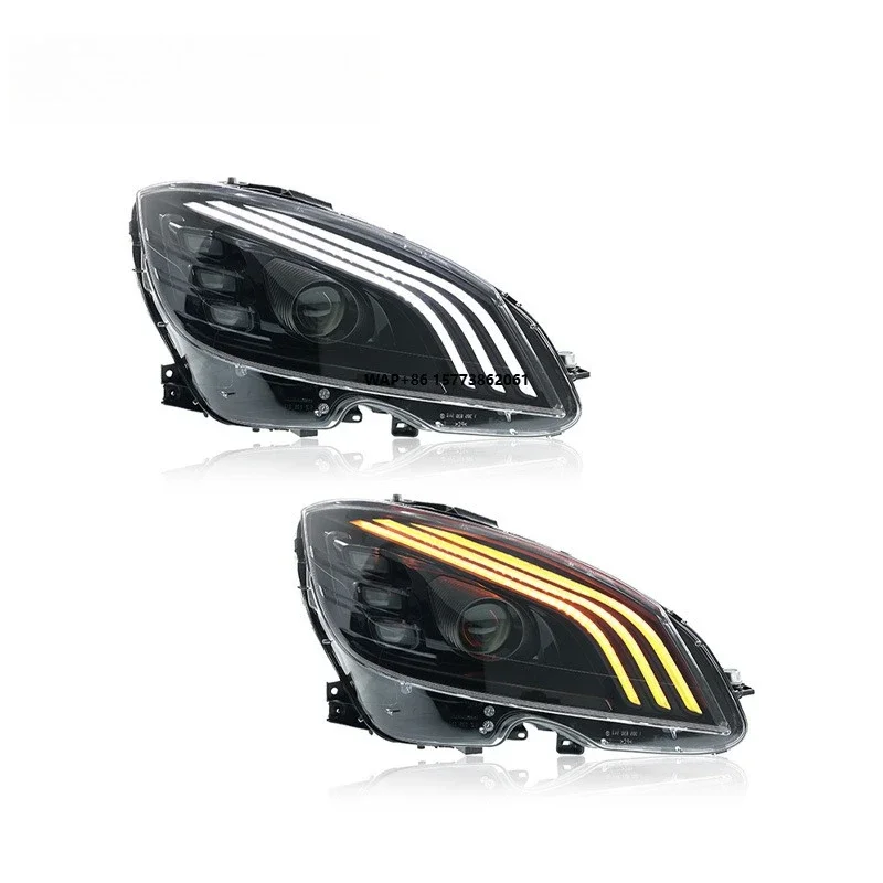 

1 Unit for 07-10 C-Class W204 Headlight Assembly Modification Style LED Daytime Running Light Lens Light