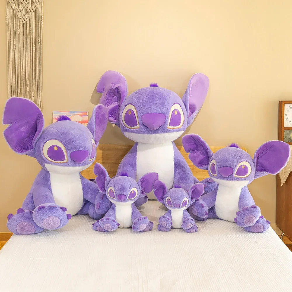 Purple Stitch Doll Cute Cartoon Animation Stitch Pillow Girl Sleeping Plush Toy Doll Birthday Gift Large Birthday Gift