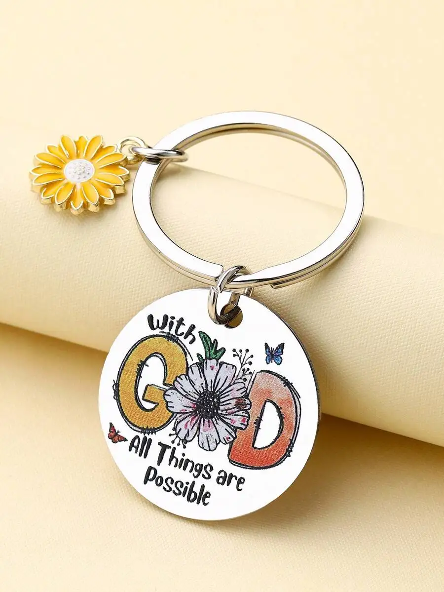 Faith-inspired keychain gifts for women and men — personalized religious accessories, baptism keepsakes, Bible verse charms, Eas