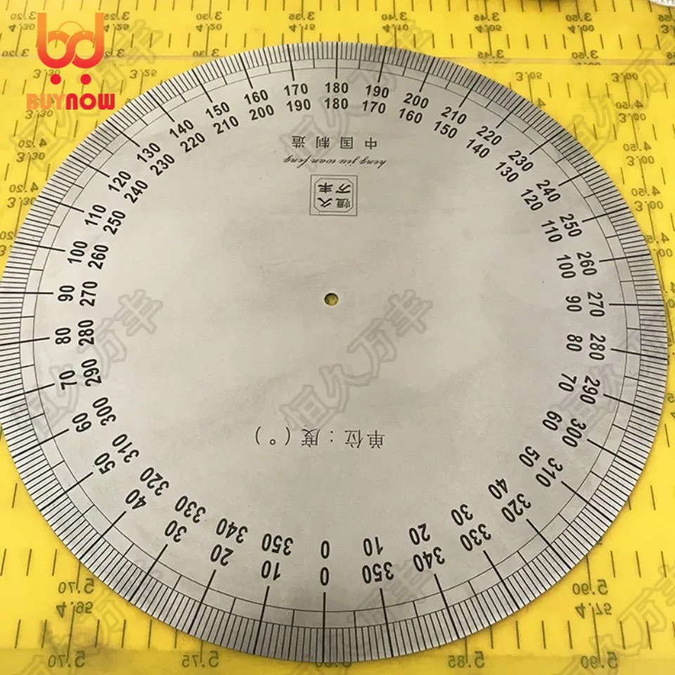 300x6x2mm Industrial measuring disc stainless steel angle disc mechanical fittings