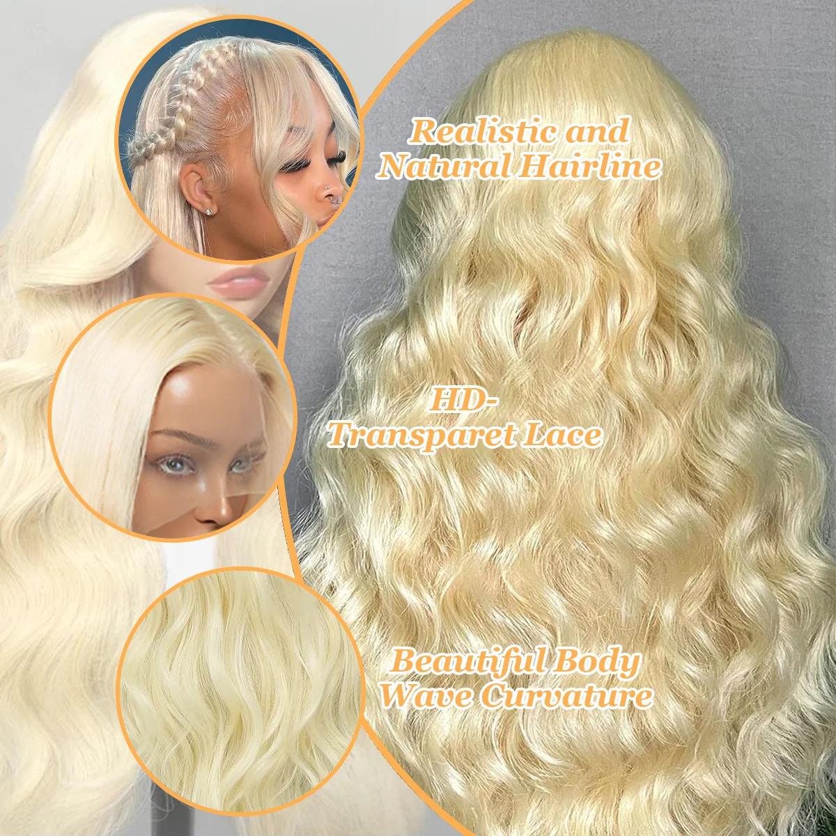 # 613 العسل شقراء الجسم موجة 13*6 HD شفاف الدانتيل الباروكة الأمامية 36 بوصة 200% الكثافة ريال البرازيلي خصلات الشعر المستعار الإنسان للنساء