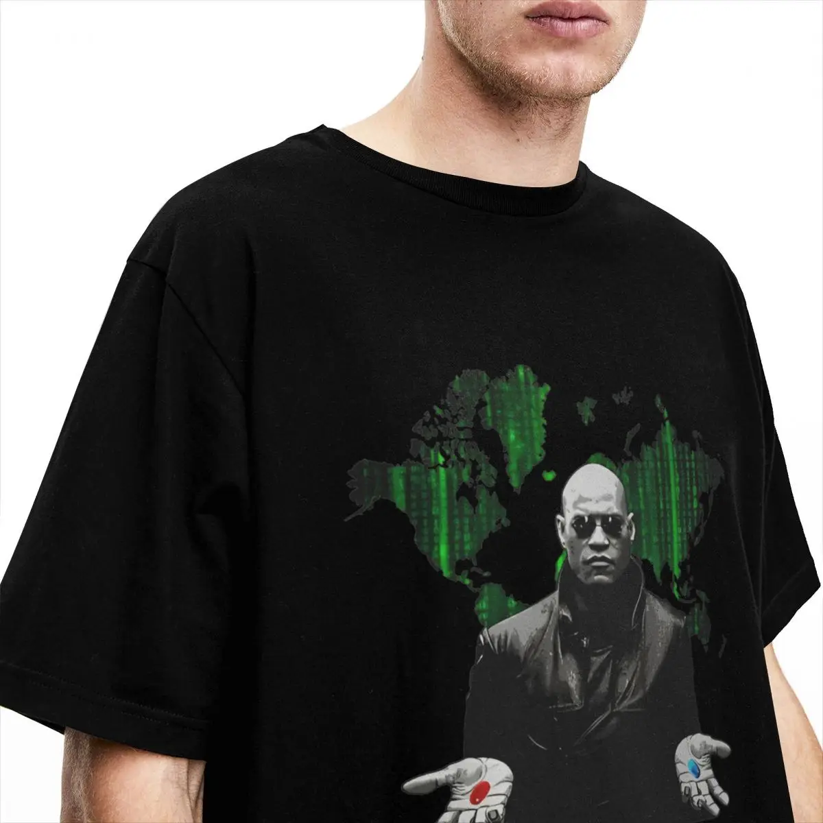 The Matrixs Morpheus Men Women's T Shirts Philosophy Movie Crazy Tees Short Sleeve Crew Neck T-Shirt 100% Cotton Summer Tops