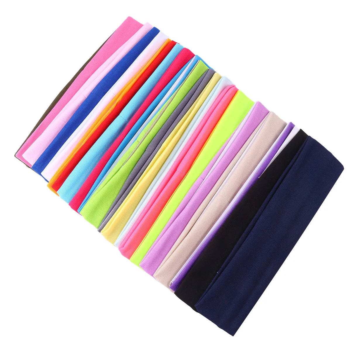 

Набор из 22 креативных спортивных повязок для волос для женщин: модные повязки для йоги, дышащие повязки для бега и фитнеса