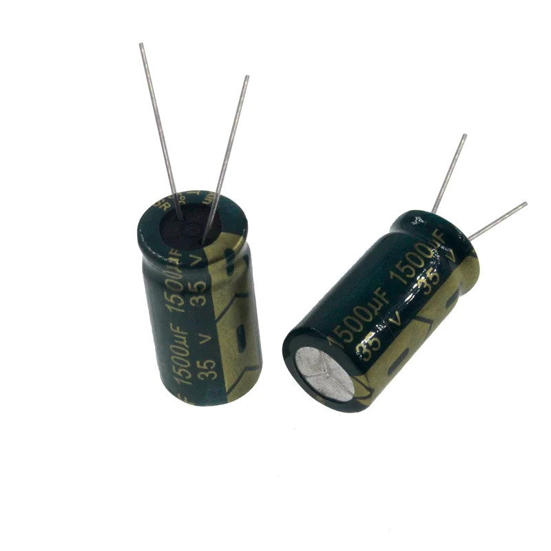 10Pcs 1500UF 35V 1500MFD 35โวลต์13*20Mm อลูมิเนียม Electrolytic Capacitor Radial 1500mf35v 1500uf35v 35v1500mf 35v1500uf