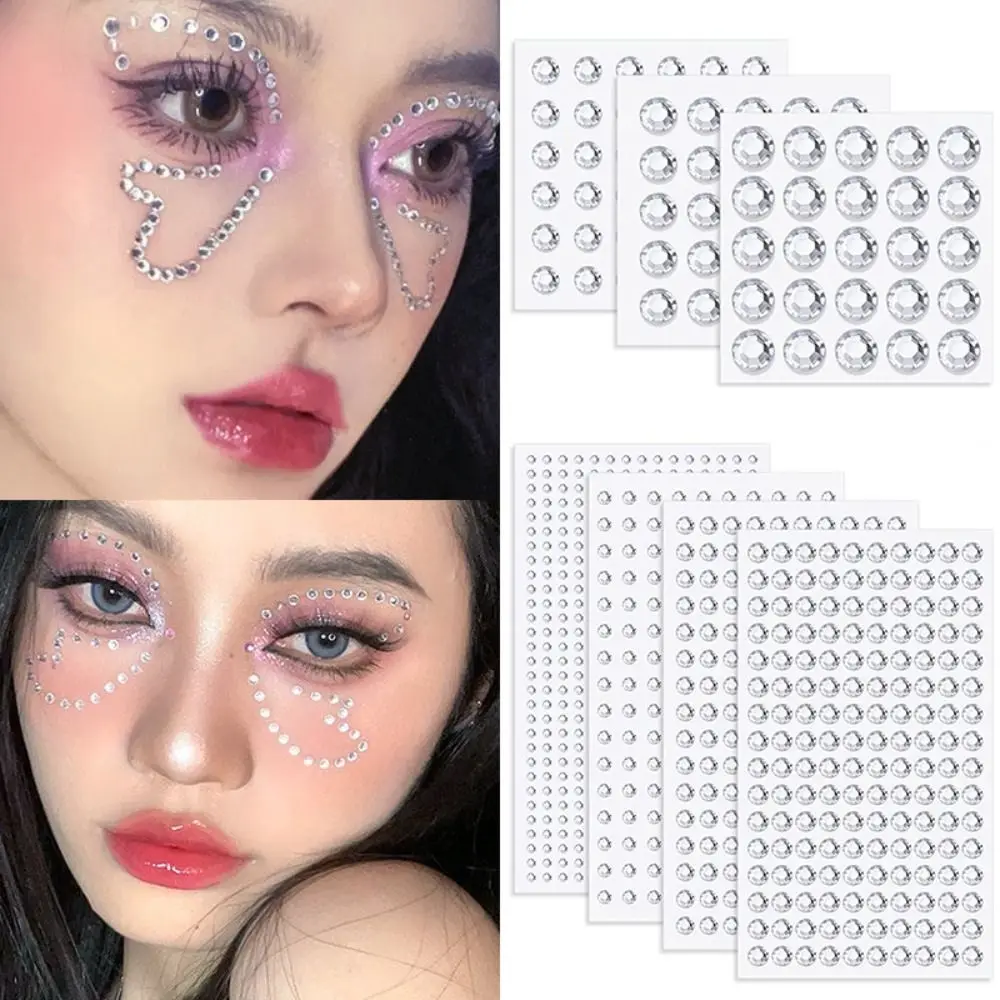 Self-adhesive Face Hair Body Gemstones Rhinestones Stickers Eyeshadow Diamond Stickers Nail Stickers Diamond Decoration