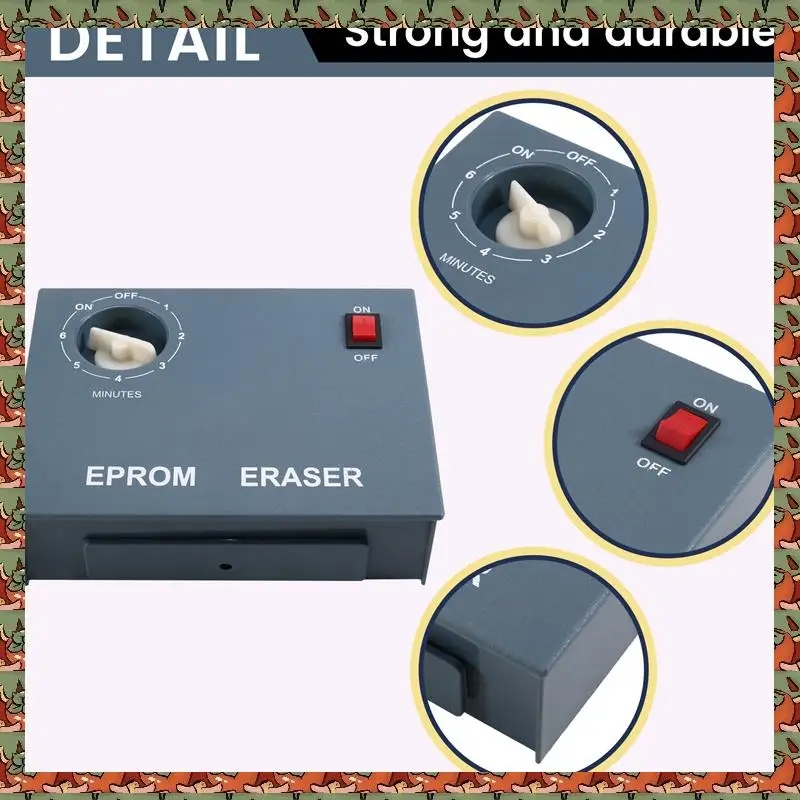 

ABLQ УФ Eprom Ластик Стирание Ультрафиолетового света Таймер Полупроводниковая пластина (IC) Стирание излучения Чипы EPROM Инструмент для стирания данных Вилка стандарта США