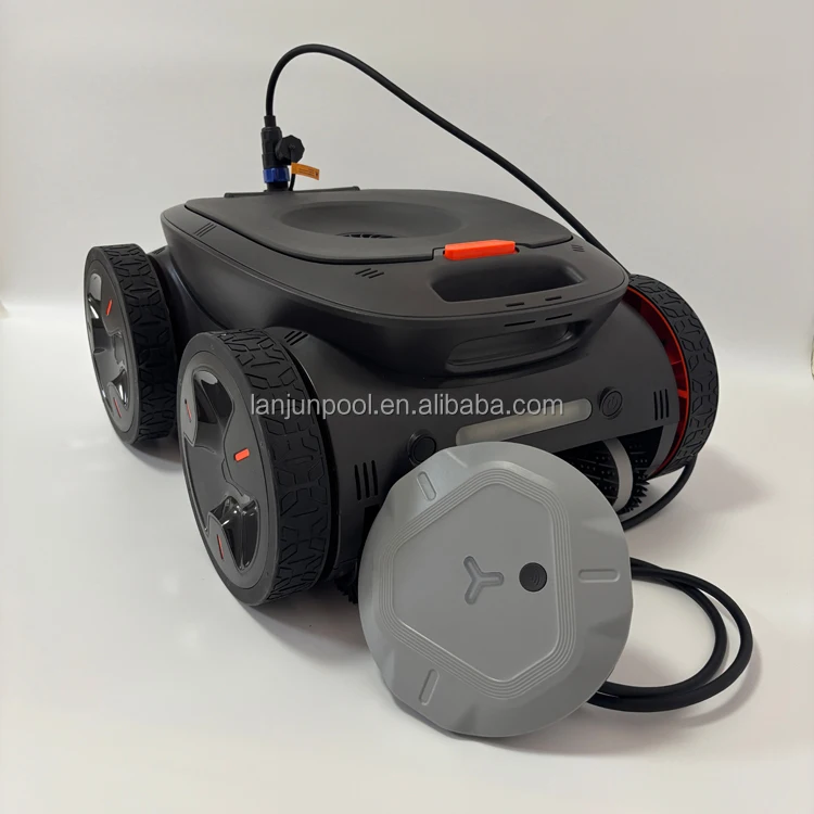 High Power Smart Pool Cleaning Robot Premium Automatic Underwater Pool Cleaner