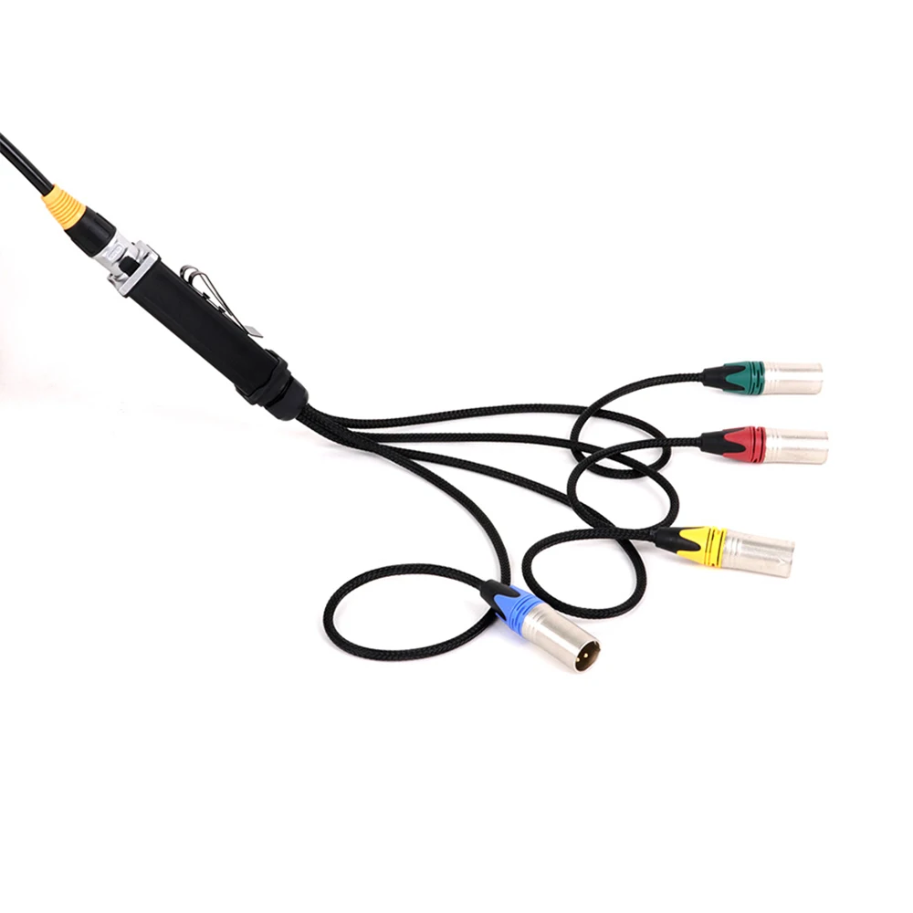 Imagem -03 - Cabo Xlr Cobra para Cabo Ethernet Canais Pinos Multi Rede Cobra Receptor para Palco e Estúdio de Gravação 0.5m5m Par de