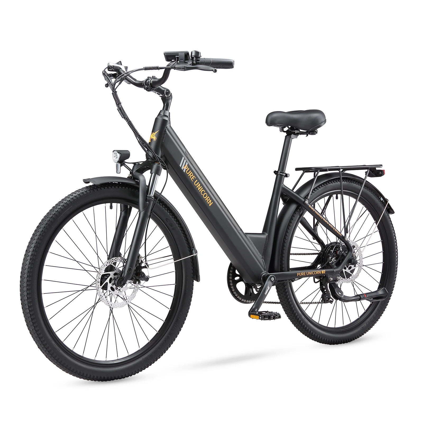 PURE UNICORN U2 48V 750W Elektrische Fietsen 45 km/u Ebike Volwassen 12.8Ah E Bike Lady Gratis Verzending Goedkope Stadsweg Elektrische Fiets