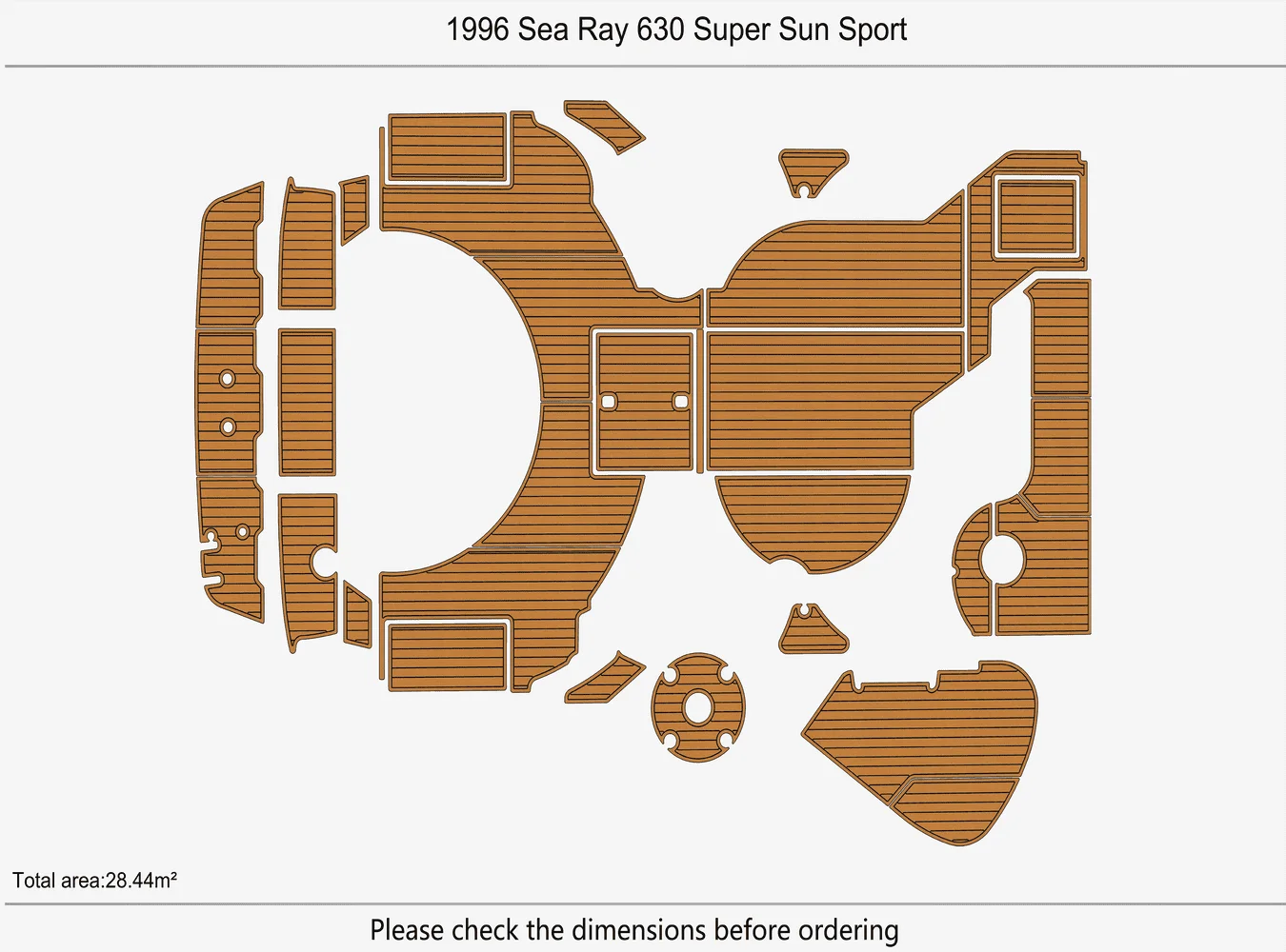 1996 Sea Ray 630 Super Sun Sport  1/4