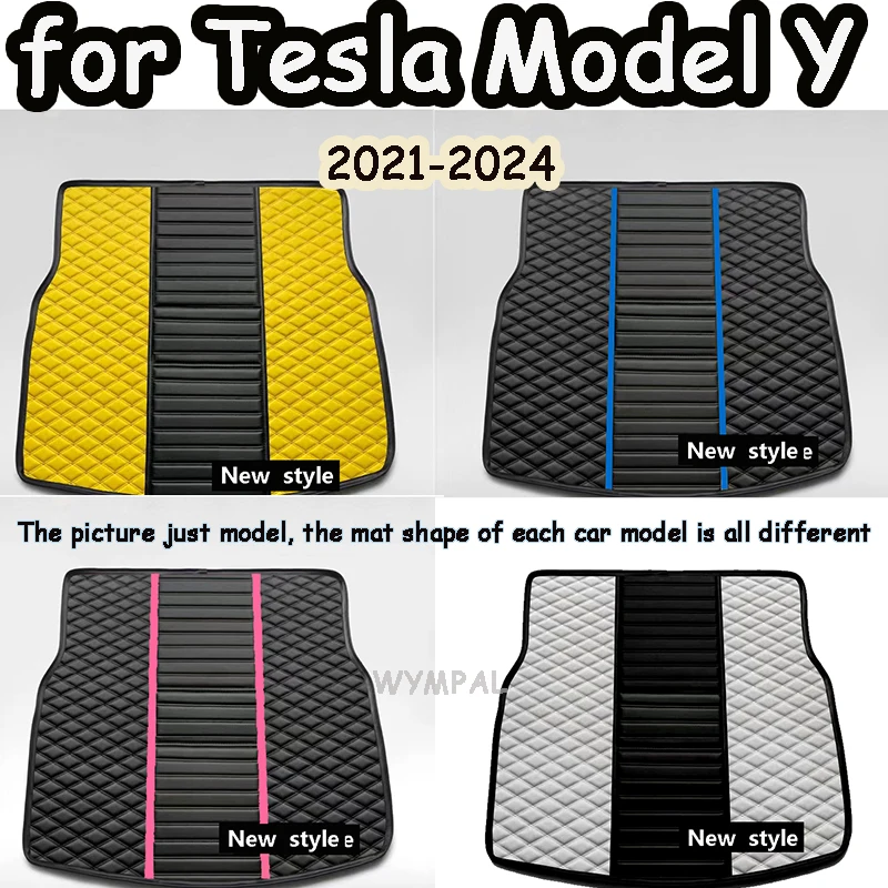 

Коврик в багажник автомобиля для Tesla Model Y 2021 2022 2023 2024, коврик для багажника, аксессуары для интерьера, чехол
