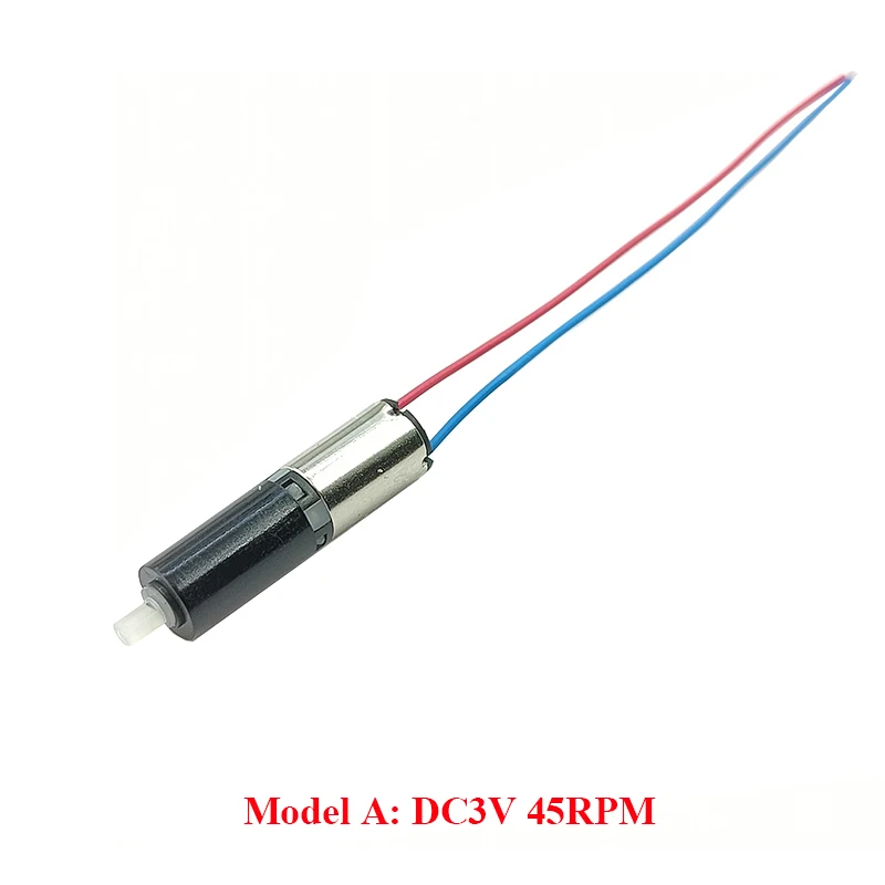 DC 3V 3.7V 45RPM-6400RPM Mini Tiny 6mm Planetary Gearbox Gear Reducer Motor Micro Coreless Geared Motor DIY Hobby Toy Robot Lock