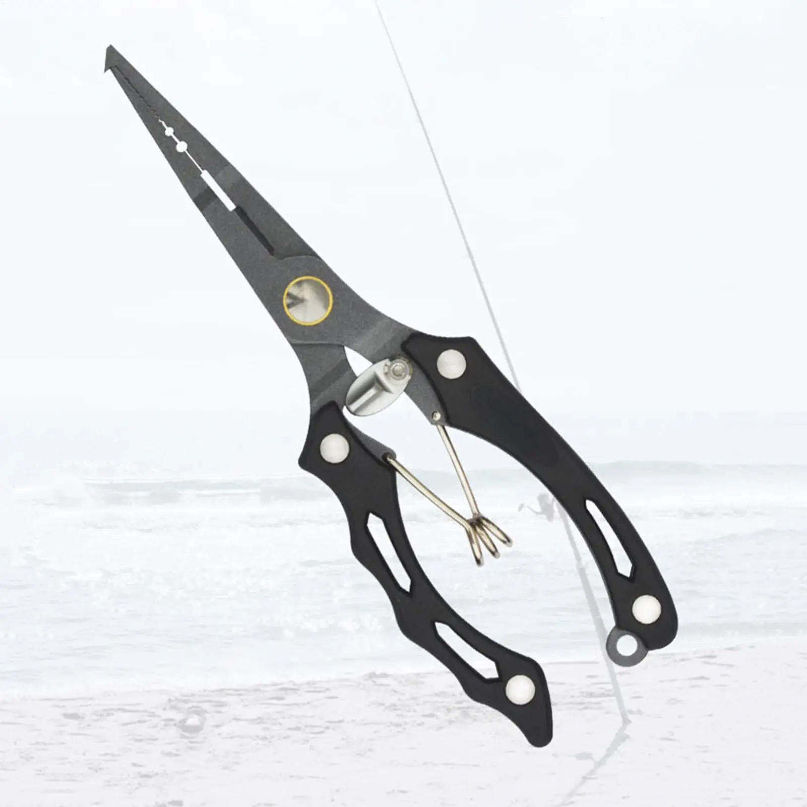 كماشة لصيد الأسماك الثقيلة هوك مزيل الأنف الطويل قطع كماشة الصيد هوك مزيل لسمك السلور باس سمك السلمون المرقط معالجة صندوق قارب