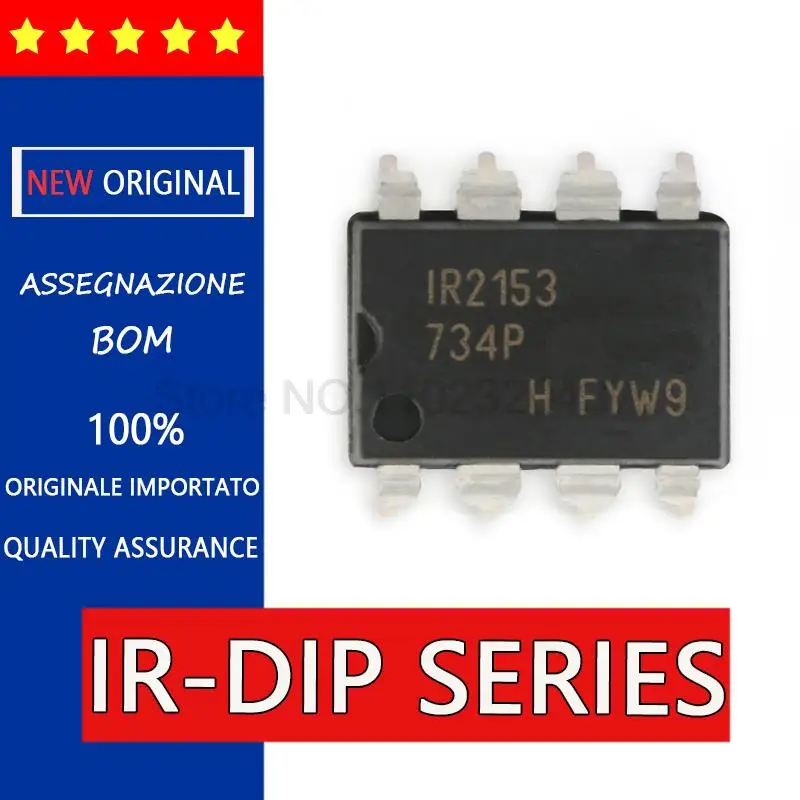 New and original IR2153PBF IR2155 IR2102 IR2117 IR2121 IR2304  DIP8  PBF Bridge drive chip, the self-oscillating 600 v half brid