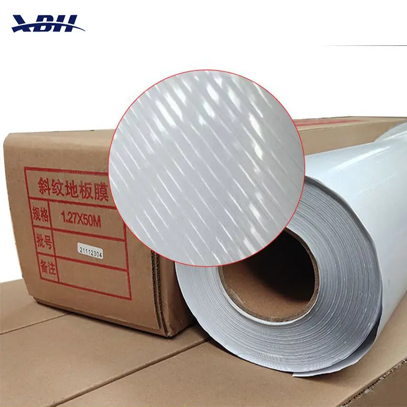 Factory Direct Sales PVC Self Adhesive Film Plastic Laminating Roll Overlay Cold Lamination Film for Floor Decorative