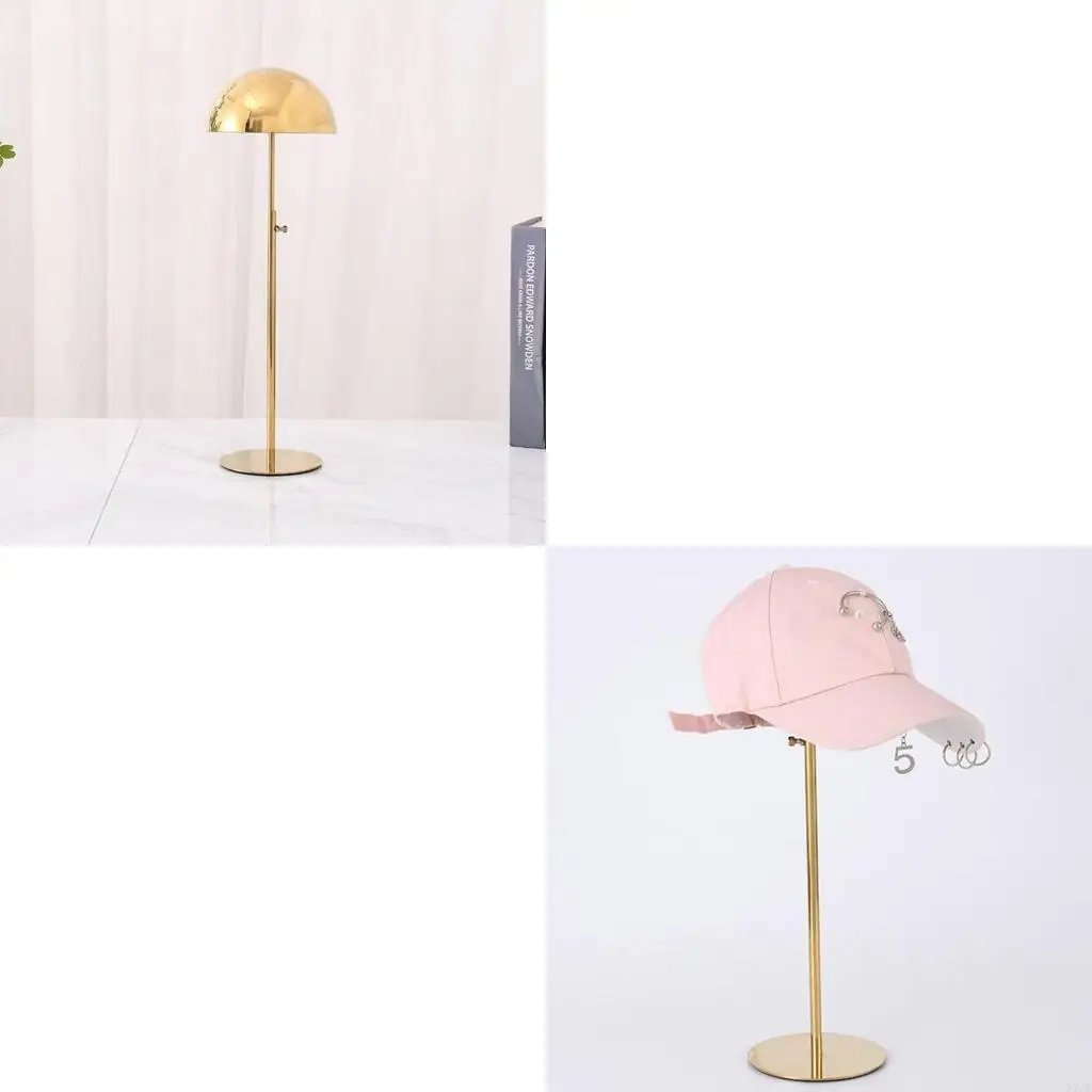 

Стойка для шляп с круглым дном. Стойка для шлема. Держатель шляпы. Металлическая стойка для выставки товаров в форме купола.