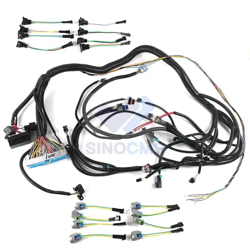 LS1 Standalone Wiring Harness W/4L60E EV1 EV6 For 1997-2006 Drive By Cable LS1 Engines 4.8L 5.3L 6.0L VORTEC