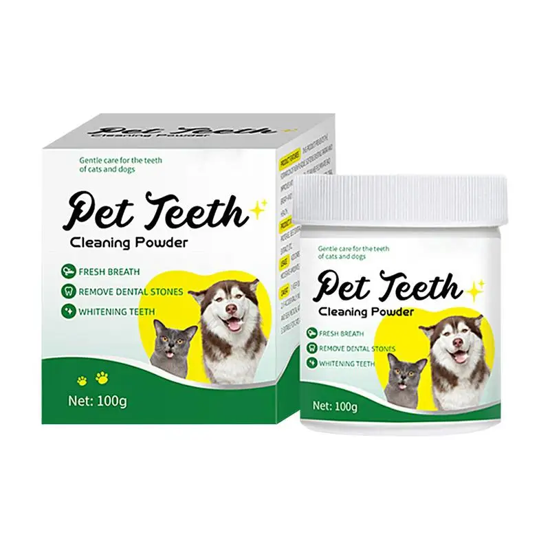 Pet Tooth Cleaning Powder Advanced Powder Advanced Care 100g Formulated Dog Tooth Powder For Small Medium Large Dogs Targets &