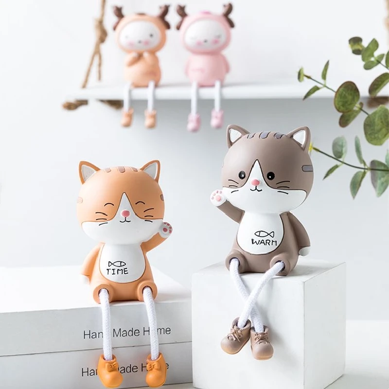 

Nordic Creative Wall Hanging Foot Doll, Resin Crafts, Lovers, Girls Gifts, Hanging Leg, Elf Figurines, Home Decor, 2Pcs Set