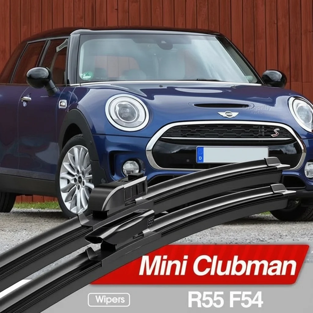 

Для Mini Clubman R55 F54 2007-2019: Комплект из 2 передних дворников (щеток) для лобового стекла, аксессуары для окон 2008, 2010, 2011, 2014, 2018 годов