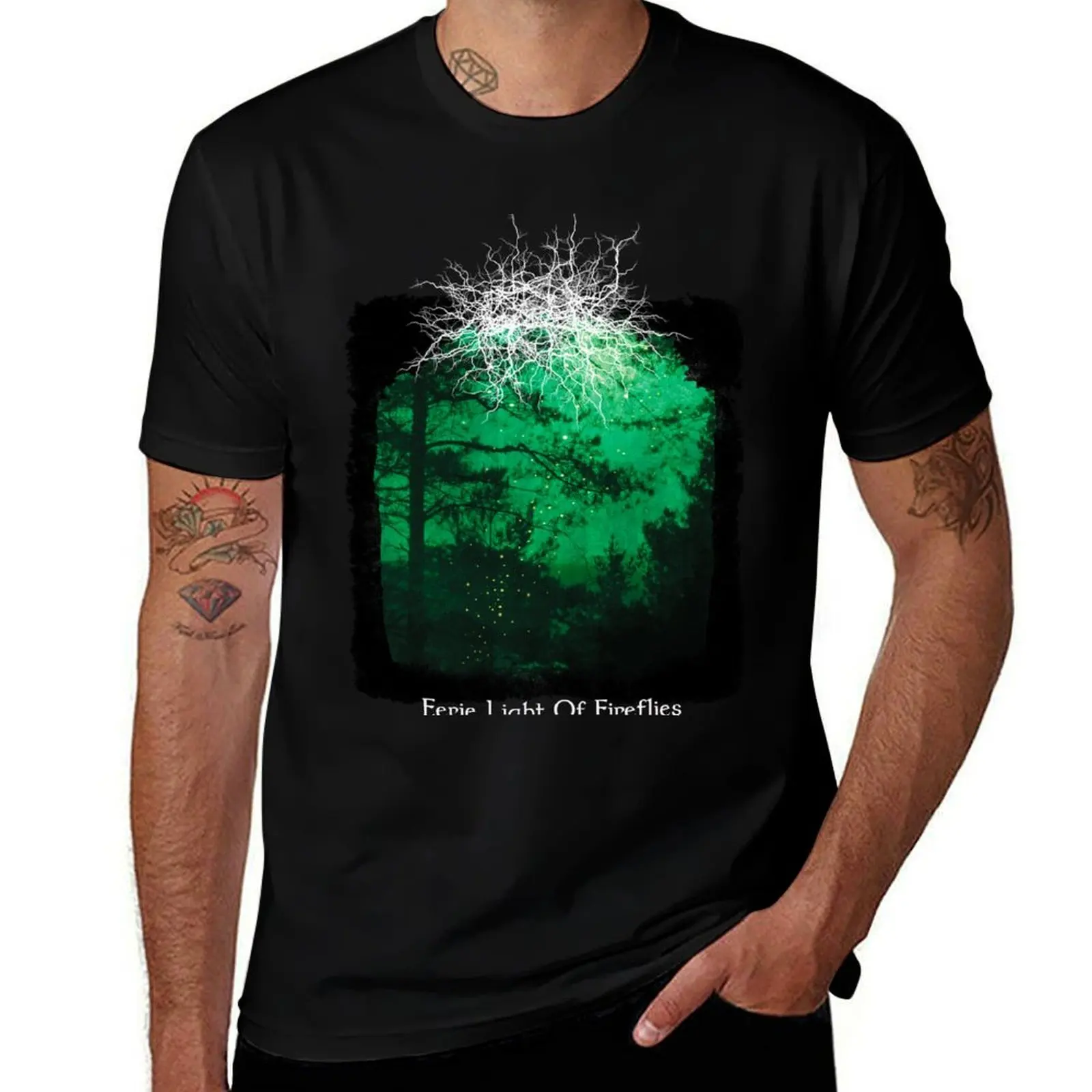 

Basarabian Hills - Eerie Light Of Fireflies (2018) T-Shirt Thanksgiving Casual Tee