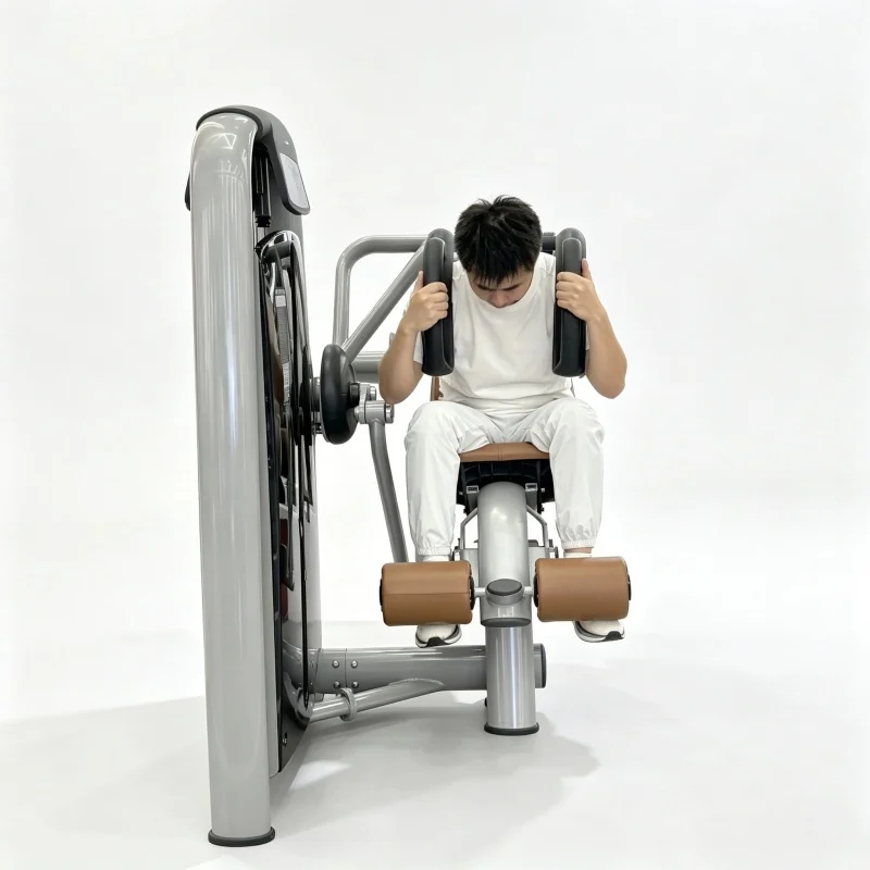 Hot Selling Commercial Gym Equipment Pin Loaded Abdominal Crunch Abs Machine for Gym