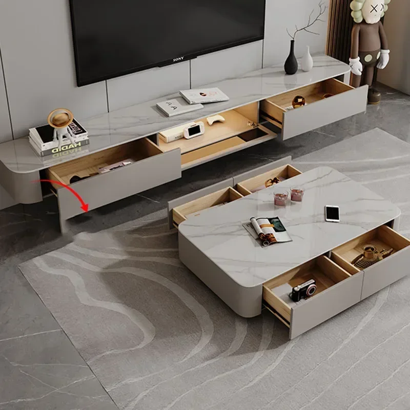 

A Wall Mount Tv Stands Display Cabinet Salon Console Coffee Tables Console Wooden Universal Mesa Para Television Bedroom