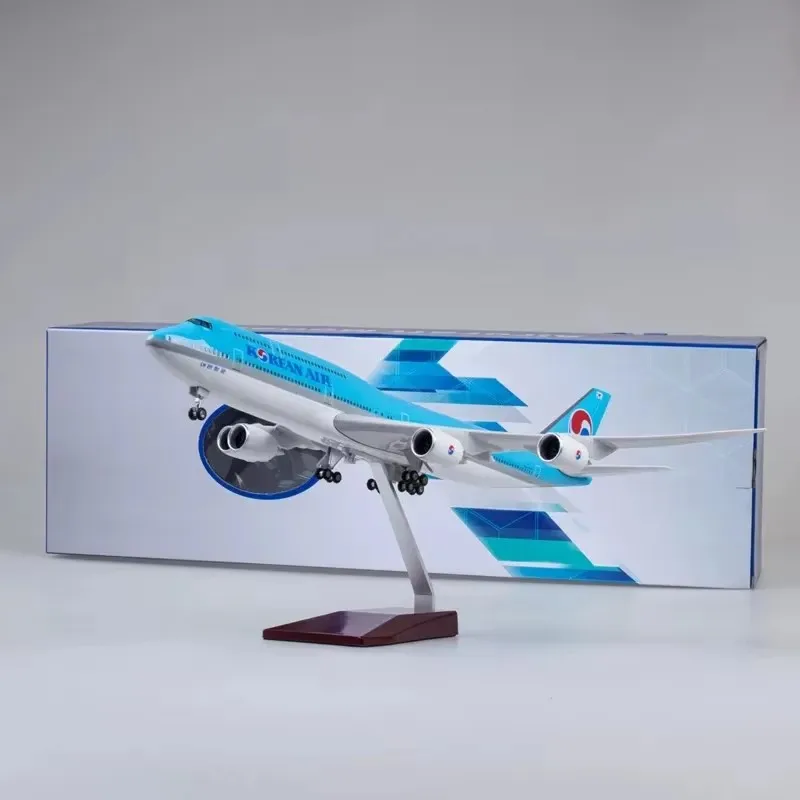 1:150 Scale 47CM Boeing 747 Korean Air Aircraft Model Die-cast Machine Souvenir Decoration Aviation Collection Gifts