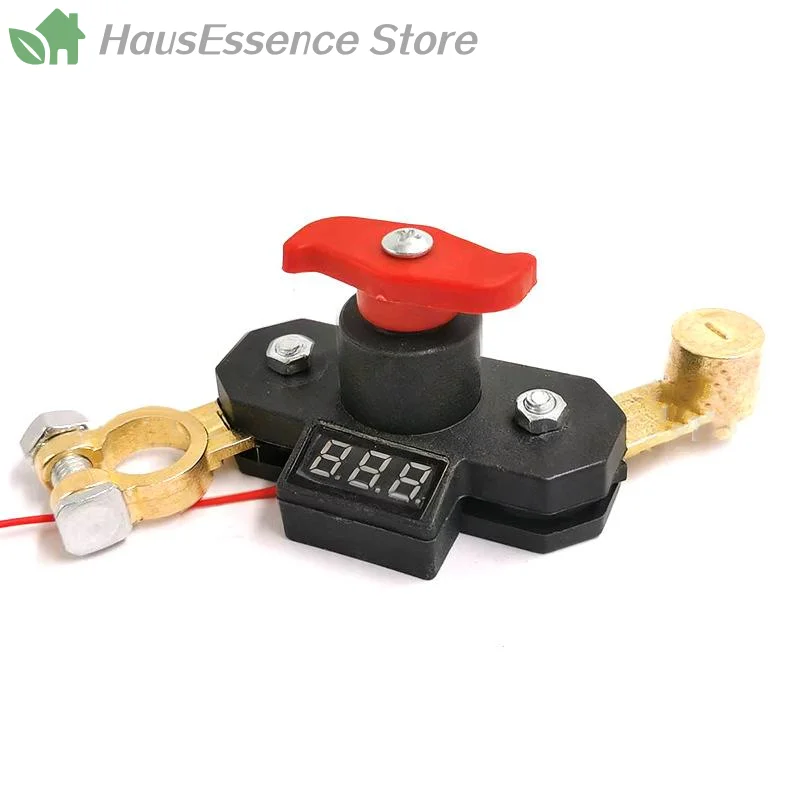 ※Car Battery Disconnect Switch - Bidirectional Joint Can Rotate Power Disconnect Switch With Digital Display 12-24v