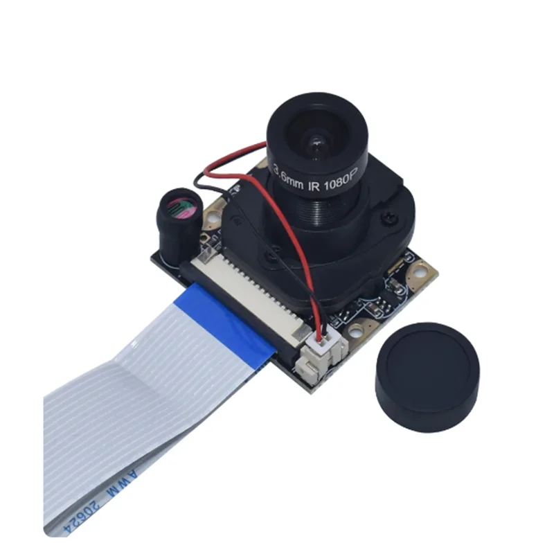 Raspberry Pi 4 Night Vision Fisheye Camera 5MP OV5647 70/95/160 Degree Focal Adjustable Camera for Raspberry Pi 3 Model B Plus