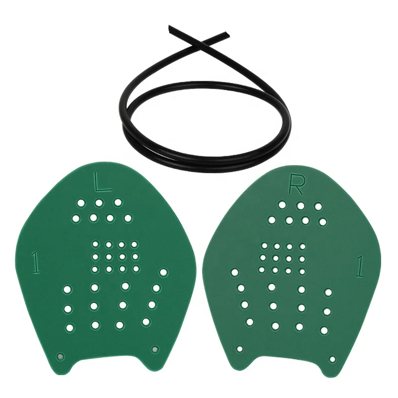 Adjustable Silicone Swimming Fins and Hand Paddles for Adults and Kids Pool Exercise and Training Equipment