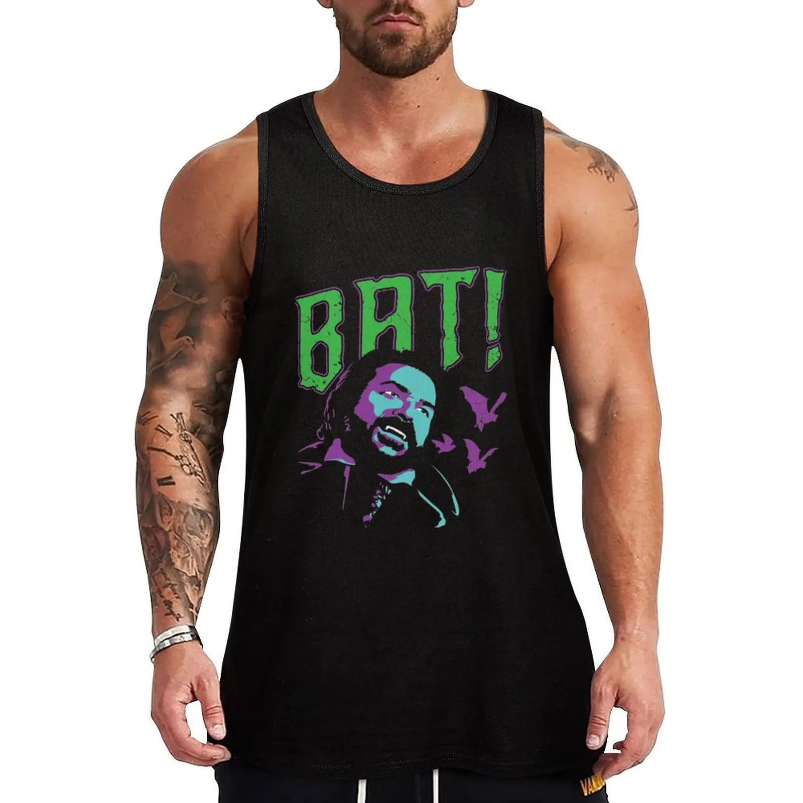 

What We Do In The Shadows - BAT!! Tank Top Sleeveless men best selling products tops summer Men's tops