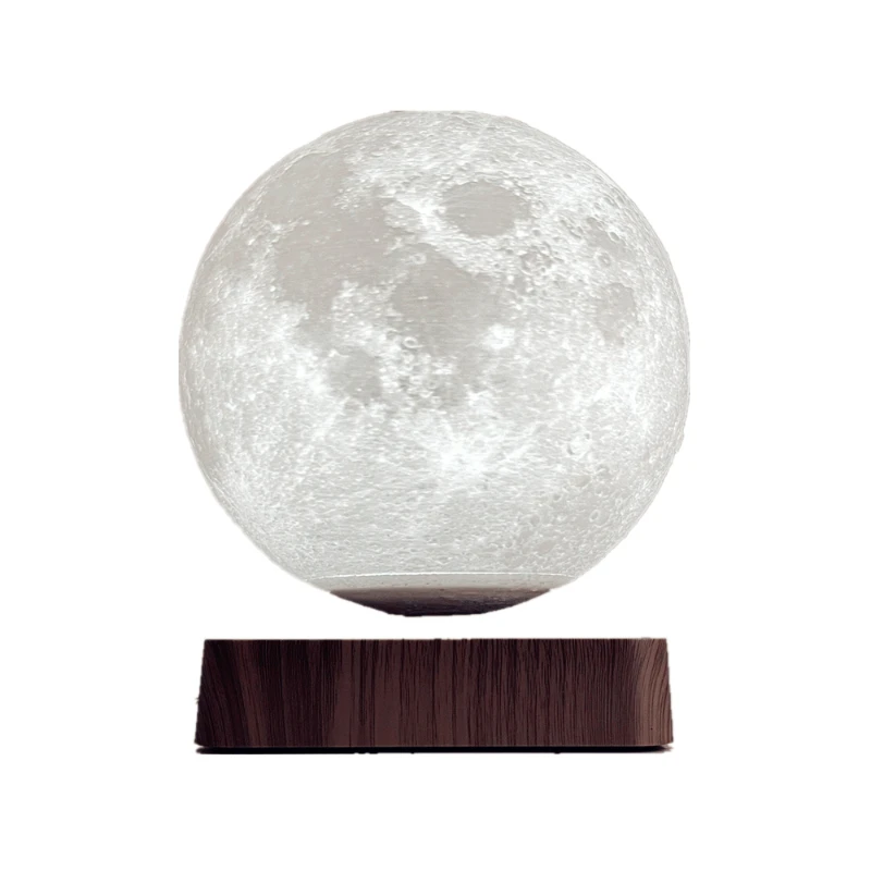 18CM Magnetic Levitating Moon Lamp 3D Printing Hot Selling Floating Moon Lamp  Levitating  Luna Lamp