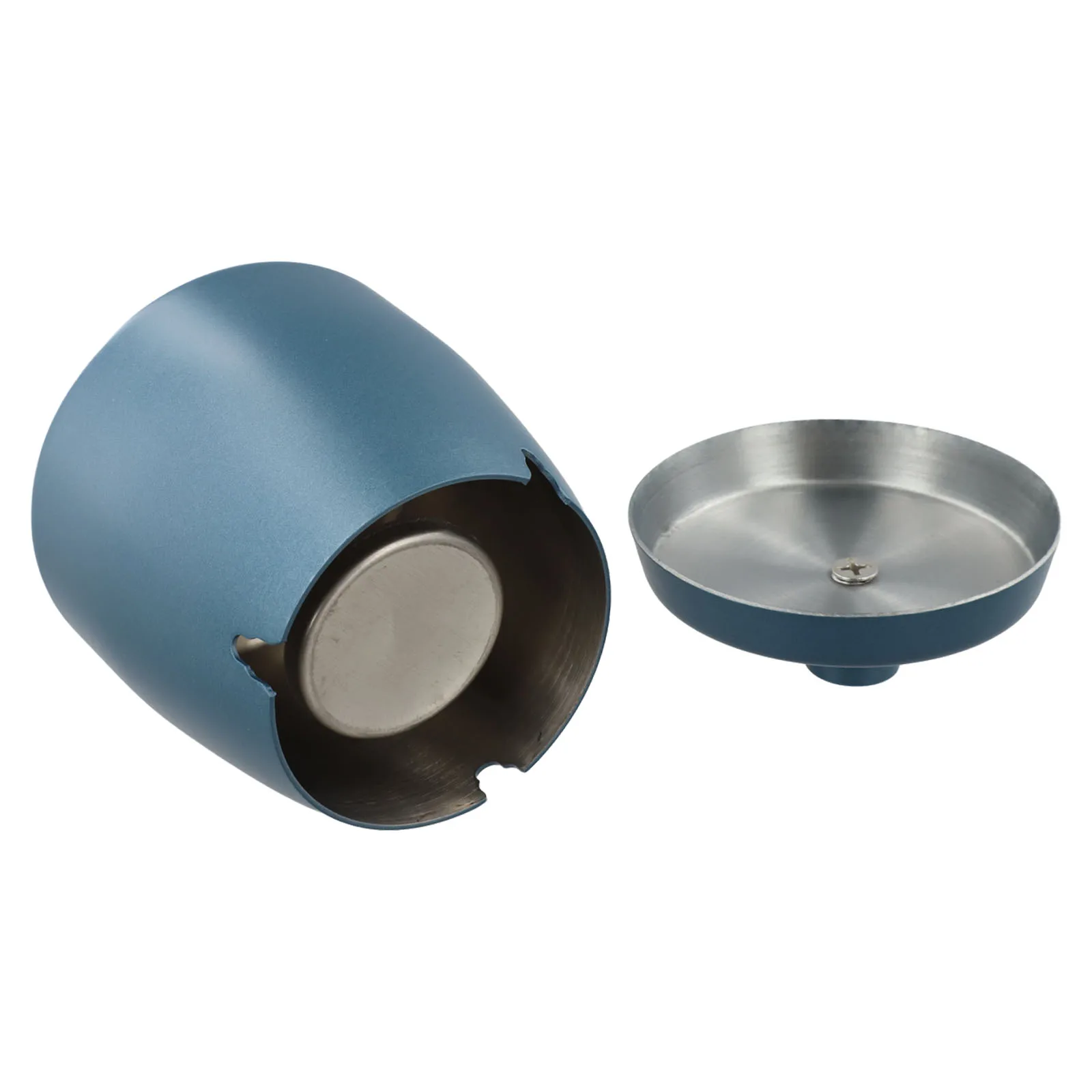 Soot Collector with Lid Stainless Steel Windproof Ash Holder Suitable for Indoor and Outdoor Use Keeps Areas Fresh and Clean