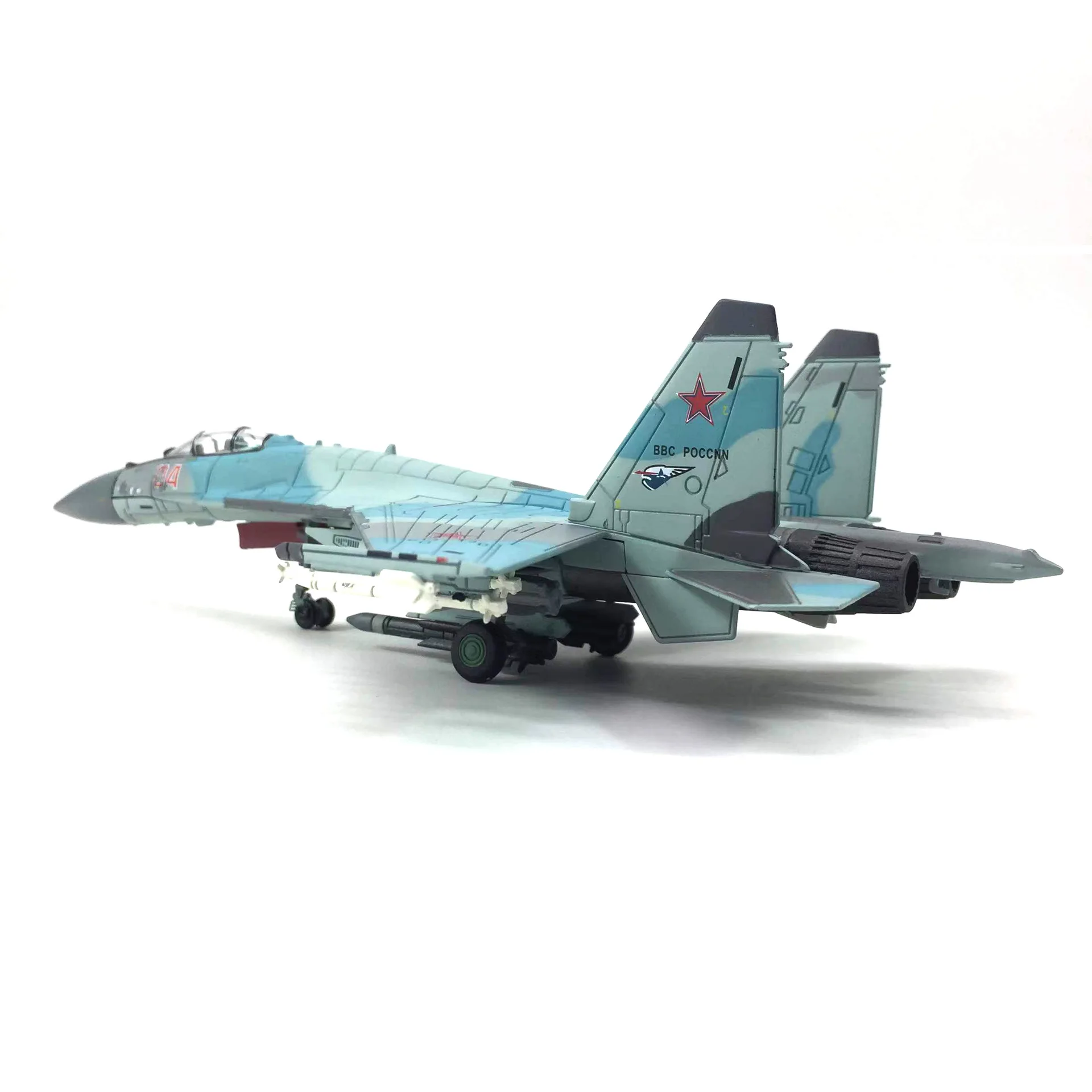 Military aircraft model Russian SU-35 fighter jet Children's toys, boys' birthday gifts, puzzle toys, collection gifts