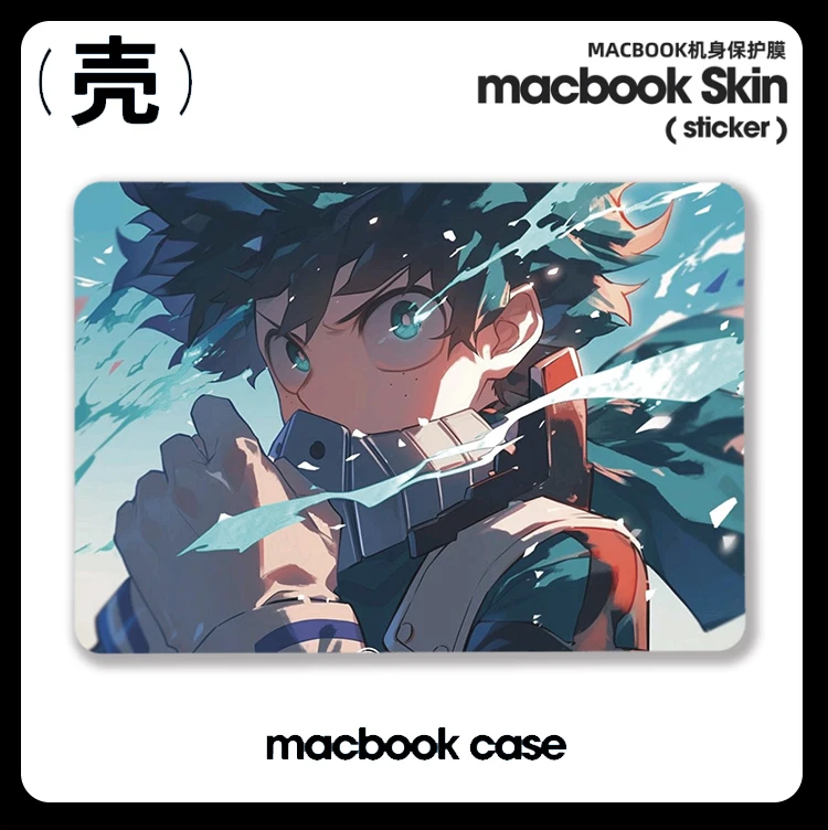 

Deku Anime Midoriya Izuku Case For A2485 Apple Macbook Air M2 M1 For Pro 13 14 16 Mac Hard Shell Retina A2681 A2337 A2338 Laptop