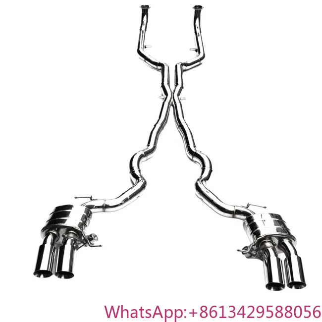 

Exhaust Catback Stainless Steel 304 for BMW M6 F06 4.4T Exhaust Valvetronic Muffler Car Exhaust System