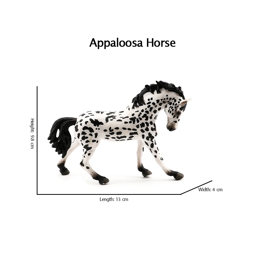 Horse Figurine Plastic Farm Animals Toy Horses Figurines Mustang Appaloosa Fjord Toys Action Figure Kids Gifts Christmas Present