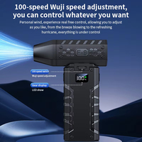 160000RPM High Speed Turbo Violent Fan F9 New Dust Blower 100-Speed Handheld Mini JetBlower with Screen Display Dust Blowing Dry
