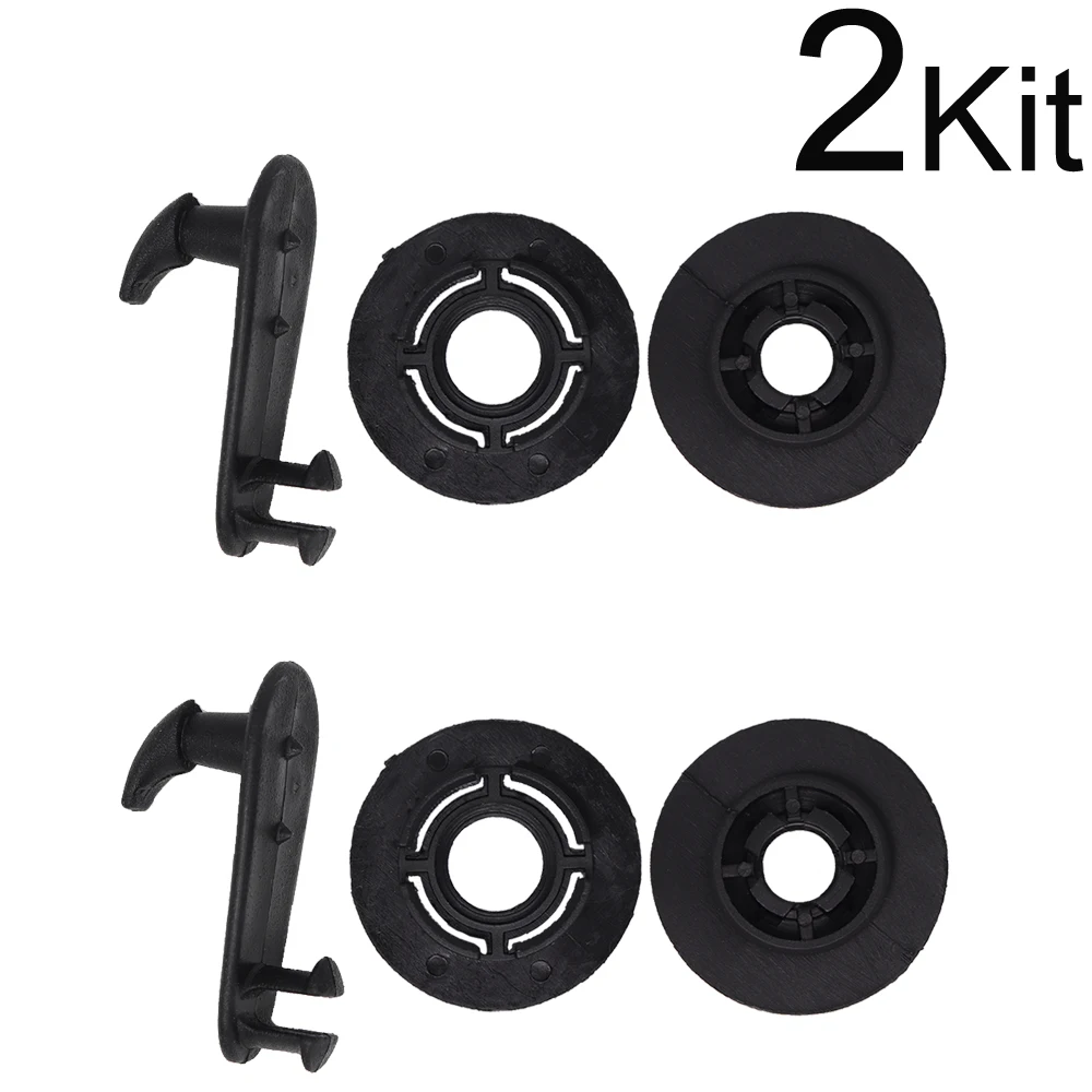 2 Kit For Toyota Highlander XU20 XU40 2001 - 2013 Kluger Land Cruiser J100 Car Carpet Floor Mat Clip Retainer Fixing Clamp Rivet