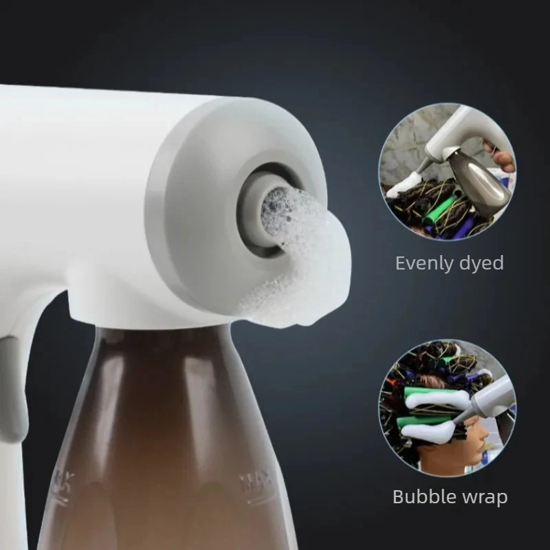 

Hair Salon Electric Foam Machine Hairdressing Salon Perming and Styling Tool 300ml Long-lasting Barbershop Foam Shaping Gun