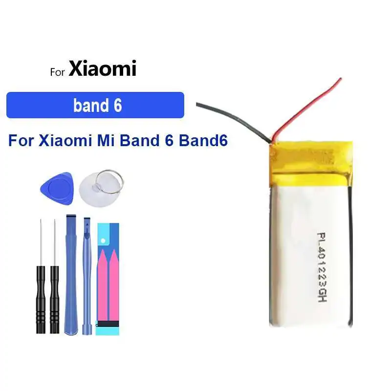 

High-Capacity Watch Battery Good Low-Temperature Performance 130Mah For Xiaomi MI Band 6 Band6