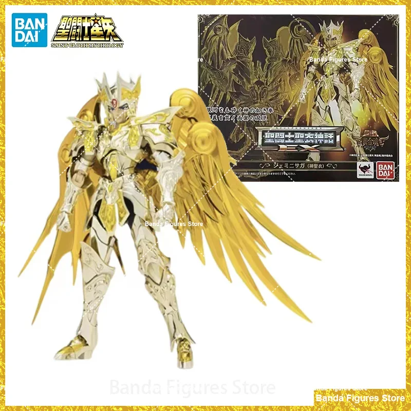 

Original BANDAI Saint Cloth Myth EX Gemini Saga Soul Of Gold In Stock Anime Figures Model Toys