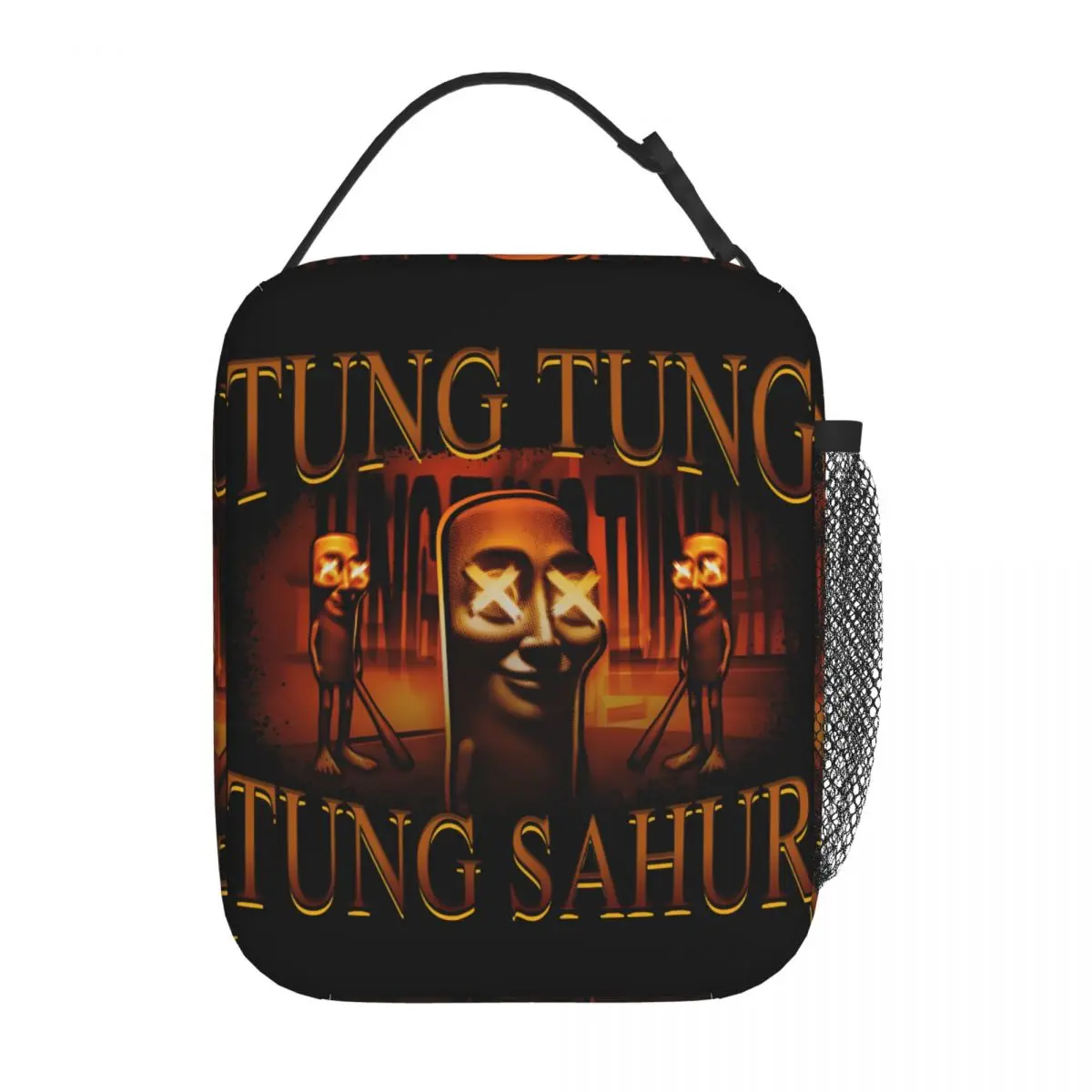 

Tung Tung Tung Sahur Italian Brainrot Insulated Lunch Bags Cooler Container High Capacity Tote Lunch Box Food Bag Beach Outdoor