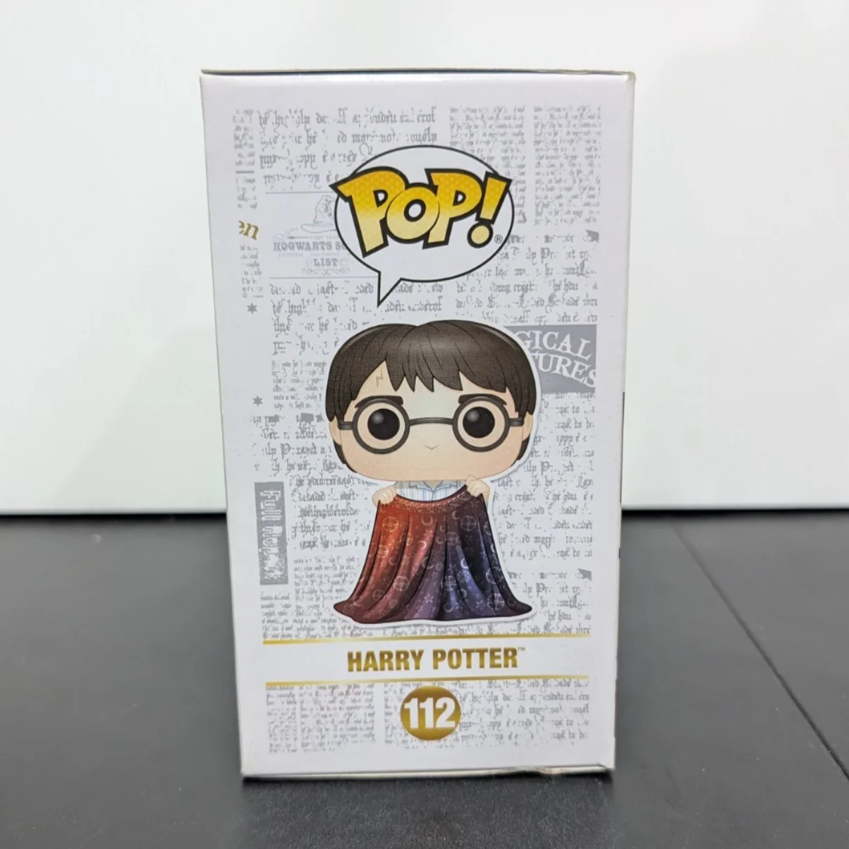 Figura de Harry Potter con Capa de Invisibilidad # 112 Figuras Funko Pop Oficiales Auténticas de Edición Limitada, Regalo para Fanáticos de Harry Potter